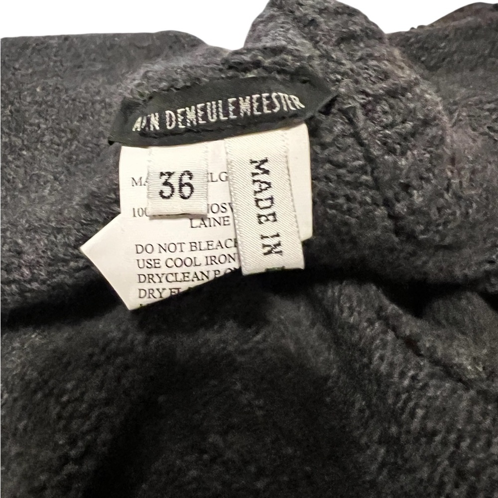 Ann Demeulemeester Gray Wool Sweater Vest